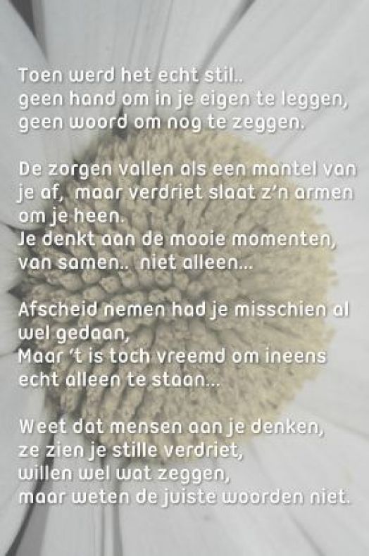 we denken aan julie gedicht le